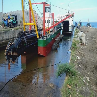 Profundidade máxima de dragagem 8-30 metros máquina de dragagem de areia de sucção de cortador com e bom