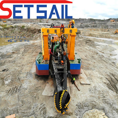 Dredger de sucção de 32 polegadas QHCSD-179 com controle hidráulico e tecnologia avançada