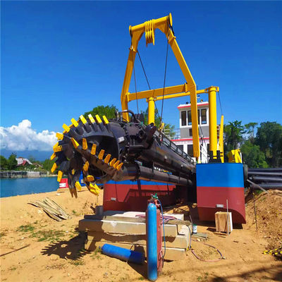 Recuperação de terrenos Barranco de areia de bomba de corte de sucção Barco de dragagem com capacidade de 60-4000m3