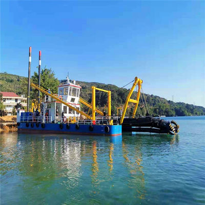 Dredger de sucção de 32 polegadas com gerador de Cummins Harbour 103kw e fluxo de água de 7500m3