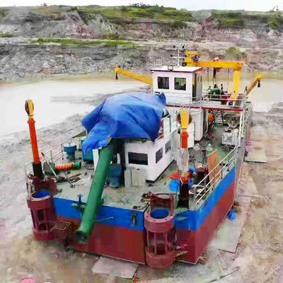 QHCSD-190 Siemens PLC Motor Diesel Cutter Sucção dragadora para tarefas de dragagem de precisão