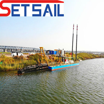 Siemens PLC Motor Diesel Cortador Sucção Cabeça de dragagem de areia 39-65m Custo de envio acessível