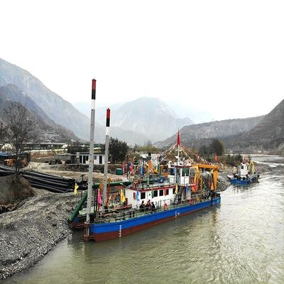 Dredger de lama de sucção de 32 polegadas com consumo total de combustível de 547L e motor diesel