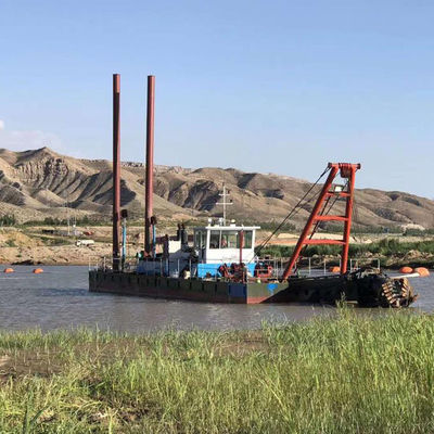 Tipo de ciclone Hidrociclone Motor diesel Cortador de potência Barco de dragagem por sucção com ISO900