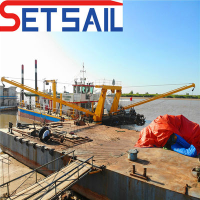 Dredger de sucção de corte de alta capacidade 6000m3/h, fabricado para dragagem de rio personalizada