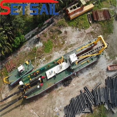 QHCSD-327 26 polegadas cortador sucção areia dragagem dragadora com 2400mm Diâmetro cabeça de corte