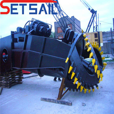 QHCSD-327 26 polegadas cortador sucção areia dragagem dragadora com 2400mm Diâmetro cabeça de corte