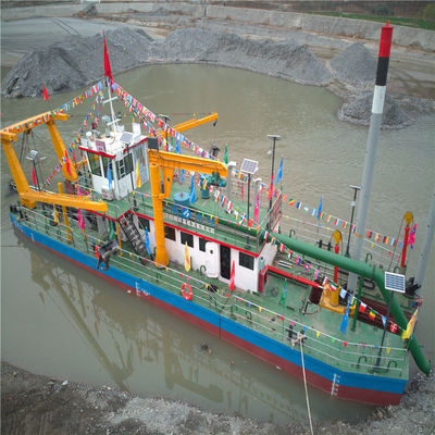 Dredger de areia de sucção de 6 polegadas com tipo de energia a diesel e sistema hidráulico avançado