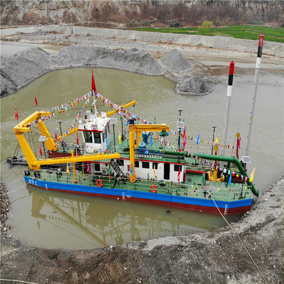Dredger de areia de sucção de 6 polegadas com tipo de energia a diesel e sistema hidráulico avançado