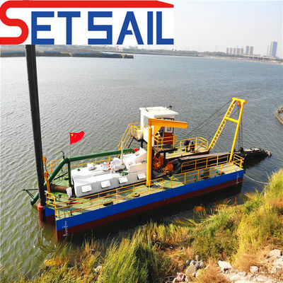 Rexroth Hydraulic 12 Inch Cutter Suction River Sand Boat com 10mm Deck Plate CTS Slot