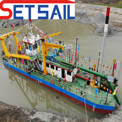 Dredger de areia de sucção de corte de 26 polegadas com eficiência e desempenho do sistema Siemens PLC