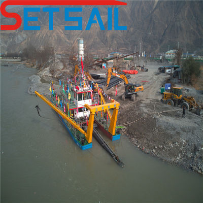 24 Inch Cutter Suction Dredger Tecnologia hidráulica avançada para dragagem de areia fluvial