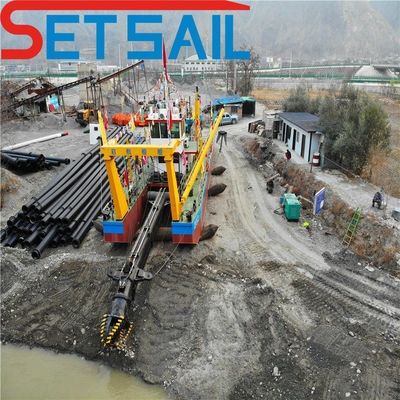 Shijiazhang Industrial Pump 24 Inch Cutter Suction Dredger para Pompagem de Slurry Pesado