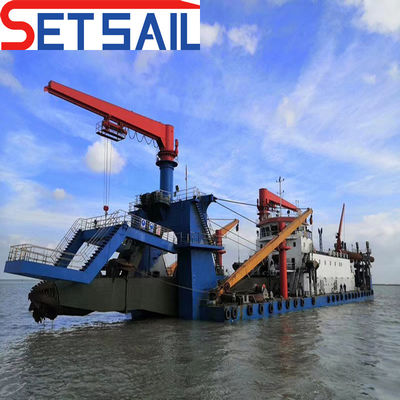 245000.000kg Peso Bruto 24 Inch Cutter Suction Dredger com 2190kw de potência do motor principal