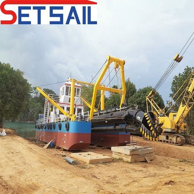 245000.000kg Peso Bruto 24 Inch Cutter Suction Dredger com 2190kw de potência do motor principal