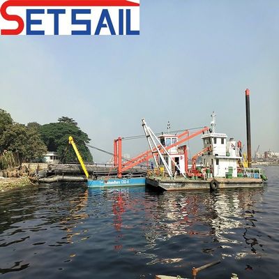245000.000kg Peso Bruto 24 Inch Cutter Suction Dredger com 2190kw de potência do motor principal
