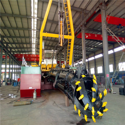24 polegadas de cortador de sucção dragadora 2190kw Potência do motor principal 2050 mm Diâmetro da cabeça do cortador