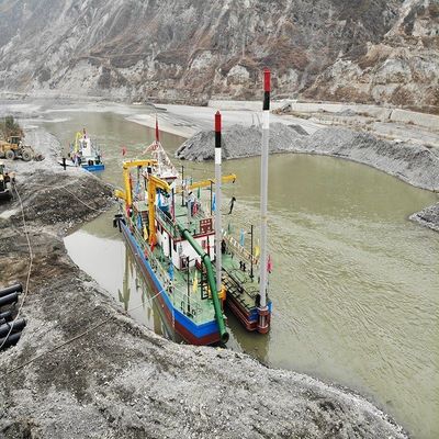 Dredger de sucção de corte de 24 polegadas de alta capacidade personalizado com 2190kw de potência do motor principal