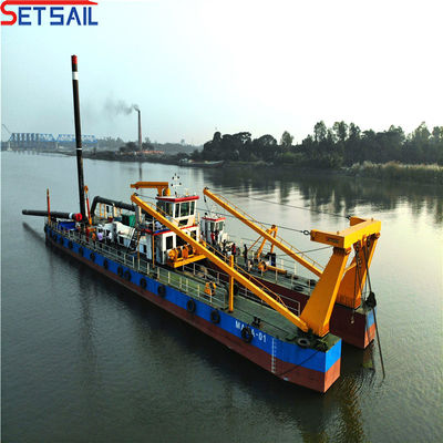 Rexroth Hydraulic Spud Cutter Suction River Sand Dredger para pagamento completo e inicial