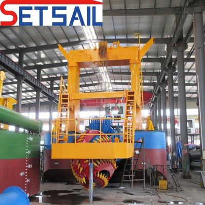 Dredger de areia de sucção de cortador personalizado para manutenção pós-venda no rio e ao longo da vida
