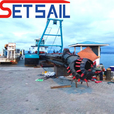 Set Sail Cutter Suction Dredger com custo de envio do transportador e tempo de entrega estimado
