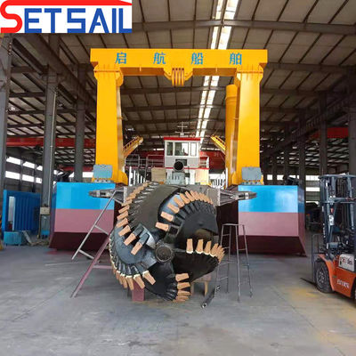 41m comprimento hidráulico completo 24 polegadas cortador de sucção dragadora para dragagem profundidade até 20m