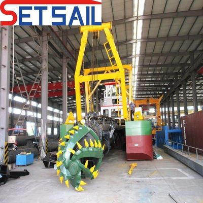 Dredger de lama de sucção de 24 polegadas com tamanho de pacote 1800.00cm * 380.00cm * 200.00cm