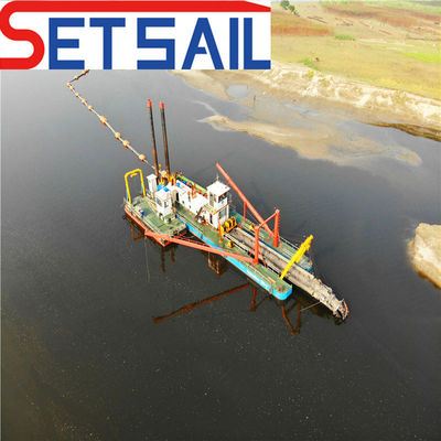 300kw Cutter Head Power Cummin Diesel Motor 24 polegadas de areia de bomba de cortador de sucção draga