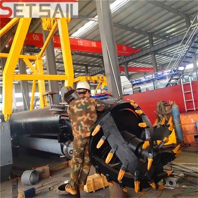 230000.000kg Peso Bruto Pacote Cortador personalizado Sucção Dredger fluvial de lama para areia