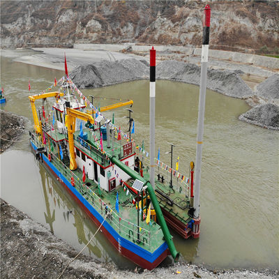 Sistema Siemens PLC 24 Inch Cutter Suction Dredger com fluxo de água de 5500 metros cúbicos
