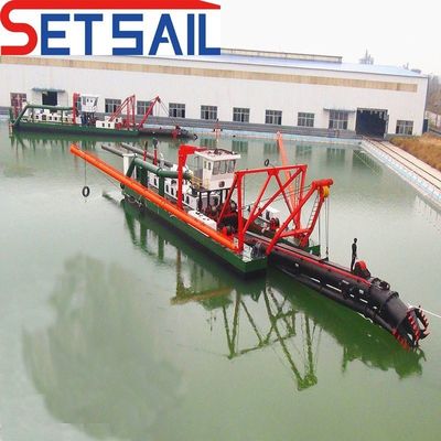 650 mm Diâmetro do tubo de sucção Dredger de cortador hidráulico para extração de areia de reservatório