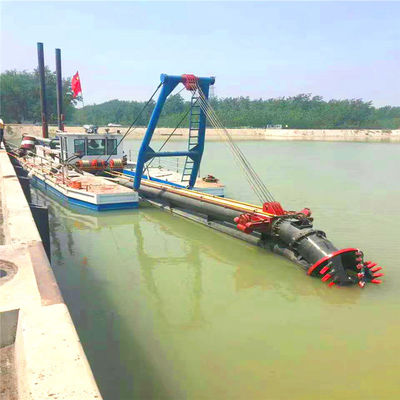 20 polegadas de cortador de sucção rio sand dredger para o porto solicitação personalizada altura total 7m