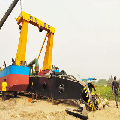 20 polegadas de cortador de sucção rio sand dredger para o porto solicitação personalizada altura total 7m
