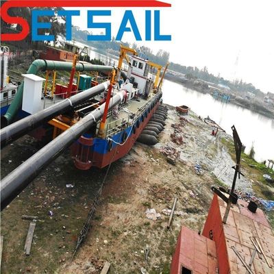 Reservatório River Lake Port Dredging com 24 Inches Cutter Suction Dredger a 20m de profundidade