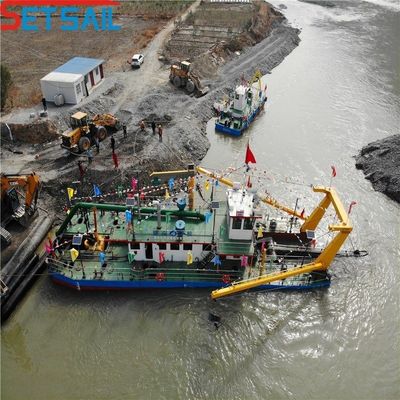 20 polegadas Setsail River Cutter Sucção Sand Dredger com e 1500m Distância de saída
