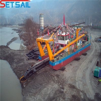 20 polegadas Setsail River Cutter Sucção Sand Dredger com e 1500m Distância de saída