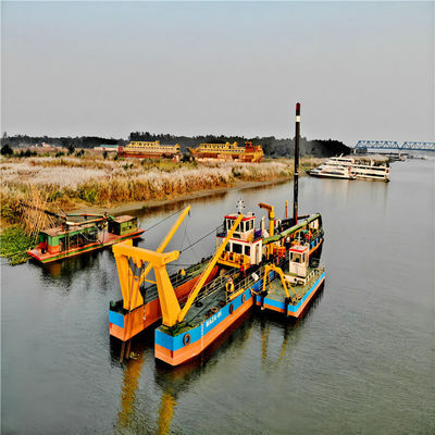 Cummins Diesel Engine 24 Inch Cutter Suction Dredger para extração de areia em rios