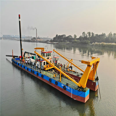 Cummins Diesel Engine 24 Inch Cutter Suction Dredger para extração de areia em rios