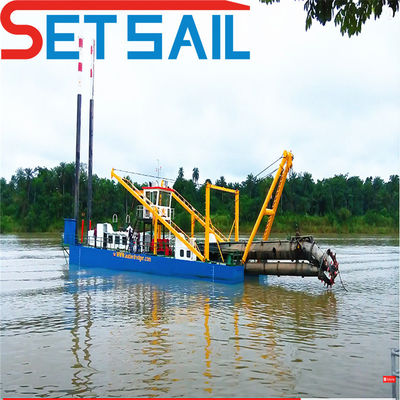 Dredger de sucção de corte de 24 polegadas para costa de envio de areia do porto e tempo de entrega estimado