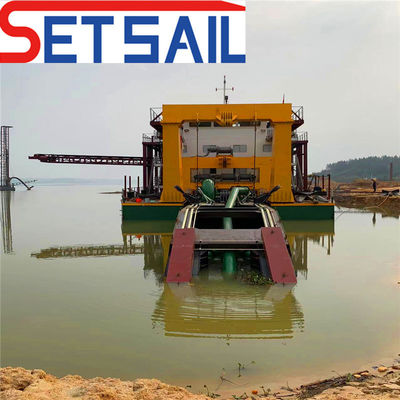CTS Slot Tipo 20 Inch Cutter Suction Dredger para 4000m3 Fluxo de água e 800m3 Capacidade