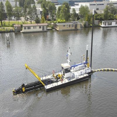 180t Peso total Rexroth hidráulico 20 polegadas cortador de sucção barco de dragagem para areia do rio
