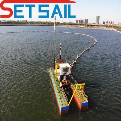 Dredger de sucção de 24 polegadas com motor diesel, guincho hidráulico e bomba de areia ciclônica
