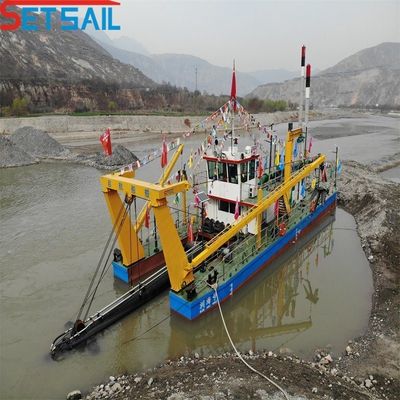 41m comprimento total cortador hidráulico motor de sucção de lama dragadora com Cummins motor a diesel
