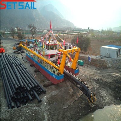 41m comprimento total cortador hidráulico motor de sucção de lama dragadora com Cummins motor a diesel