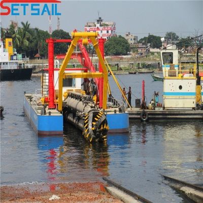 41m comprimento total cortador hidráulico motor de sucção de lama dragadora com Cummins motor a diesel