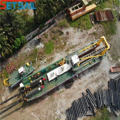 41m comprimento total cortador hidráulico motor de sucção de lama dragadora com Cummins motor a diesel
