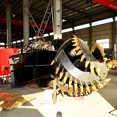 3900.00cm * 860.00cm * 200.00cm Set Sail Cutter Head Dredger com 1100m3 Capacidade