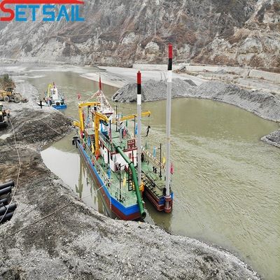 1100m3 Capacidade de 24 polegadas de cortador Sucção Dredger de areia rio com 30 dias de política de reembolso