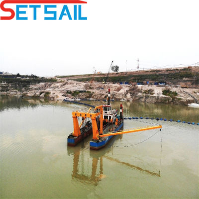 Siemens PLC 24 Inch Cutter Suction Dredger para rios e vias navegáveis interiores Tipo de potência a diesel