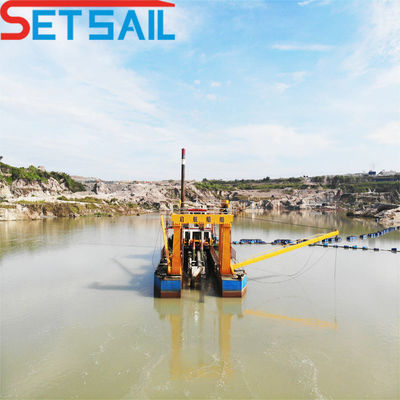Siemens PLC 24 Inch Cutter Suction Dredger para rios e vias navegáveis interiores Tipo de potência a diesel